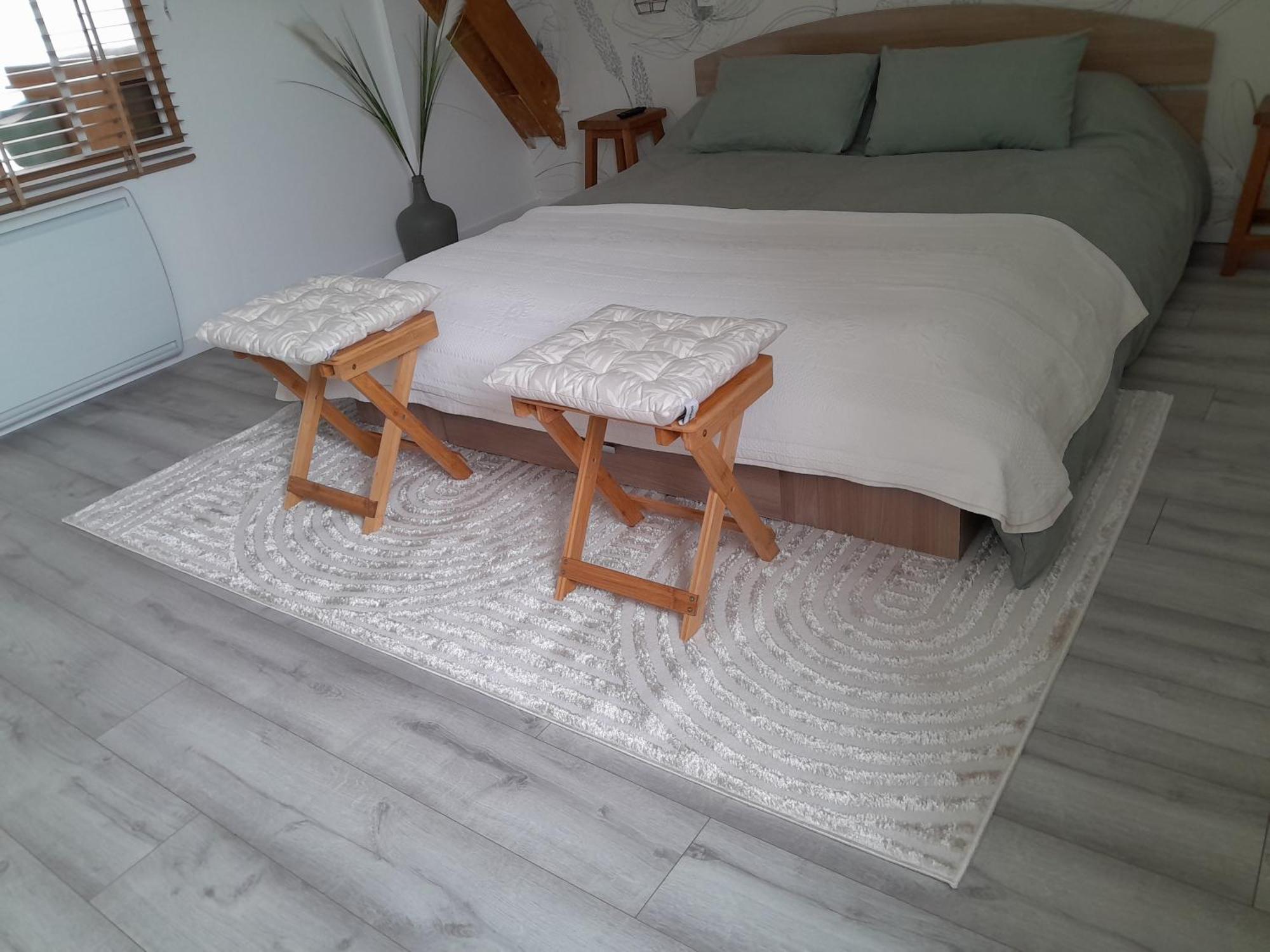 Chambres D Hotes Au P'Tit Bonheur Campagnard Jarnosse Zimmer foto