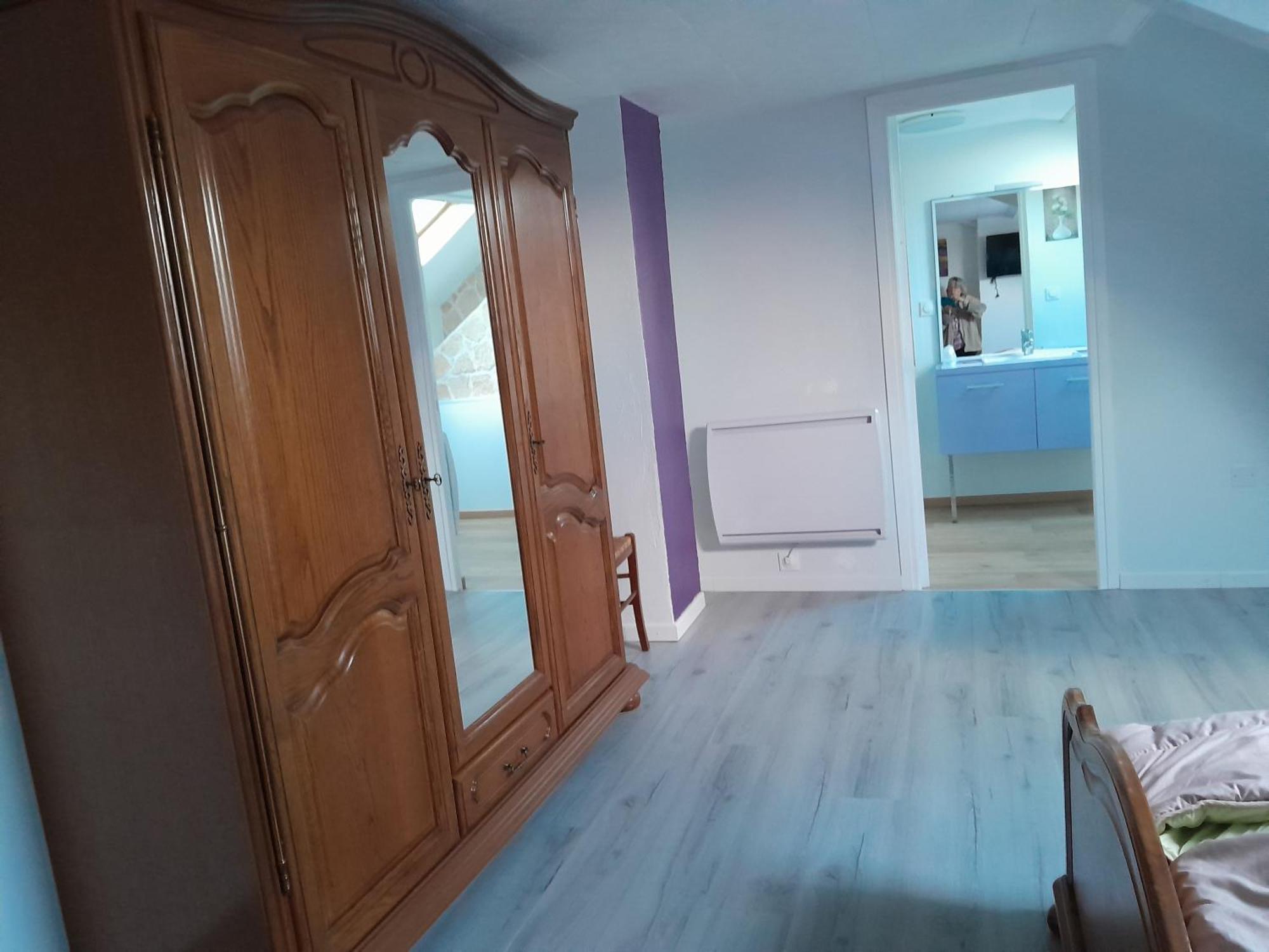 Chambres D Hotes Au P'Tit Bonheur Campagnard Jarnosse Zimmer foto